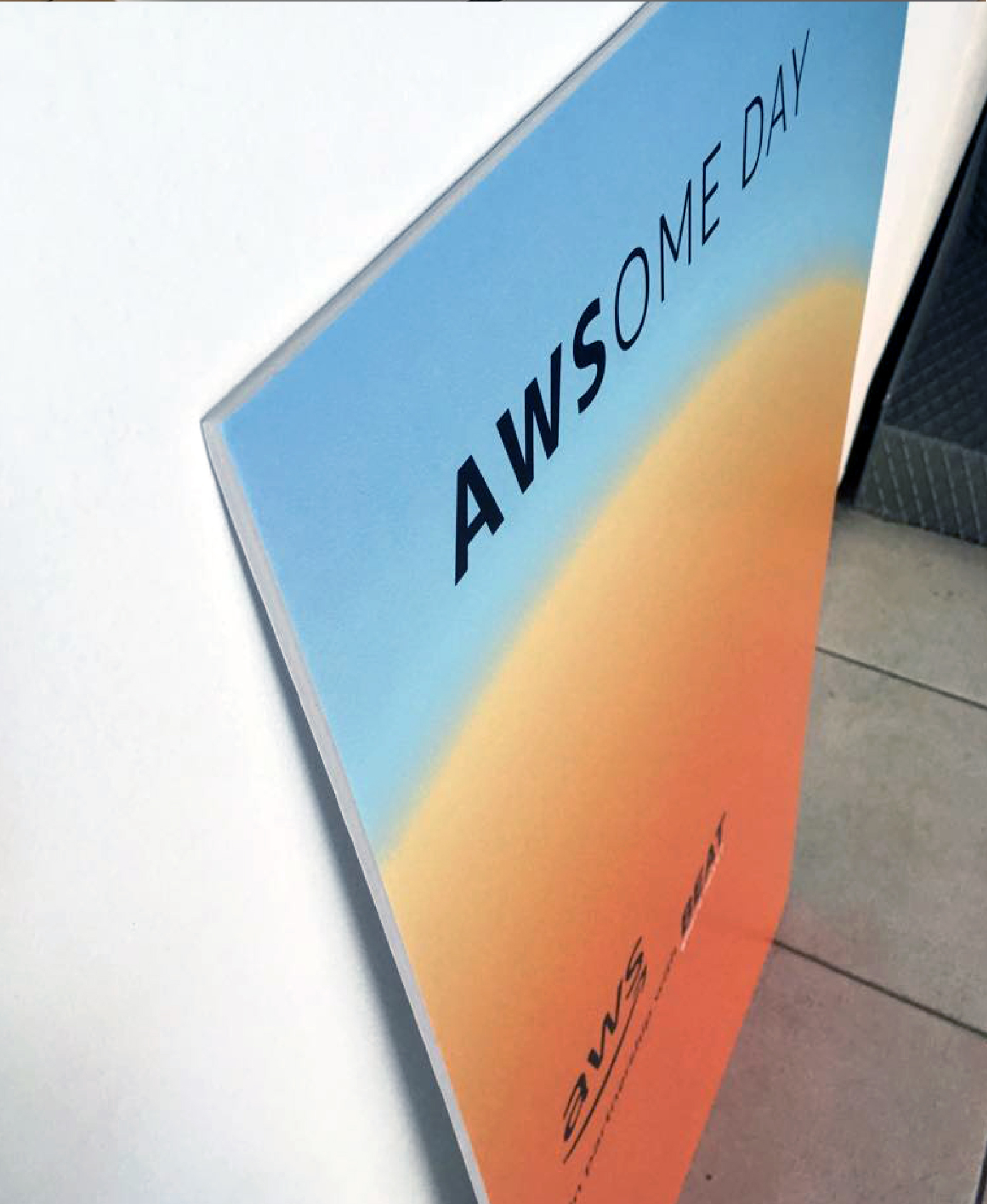Amazon AWS large format banner print